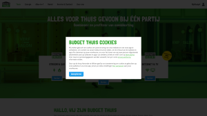 Latest budgetthuis.nl screenshot