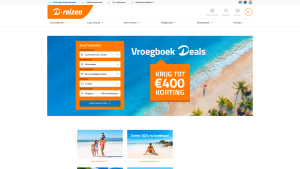 Latest d-reizen.nl screenshot