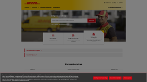 Latest dhl.nl screenshot