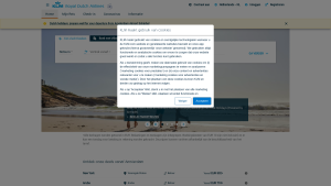 Latest klm.nl screenshot