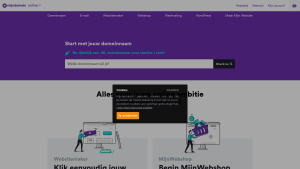 Latest mijndomein.nl screenshot