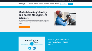 Latest onelogin.com screenshot