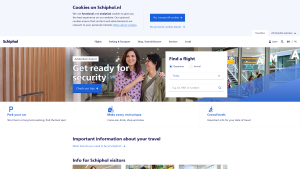 Latest schiphol.nl screenshot