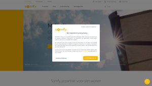 Latest somfy.nl screenshot