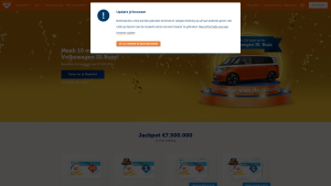 Latest staatsloterij.nl screenshot