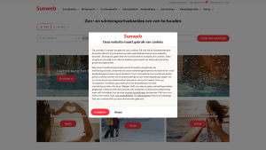 Latest sunweb.nl screenshot